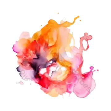 a watercolor painting on a white background