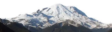 the snow on the mountain