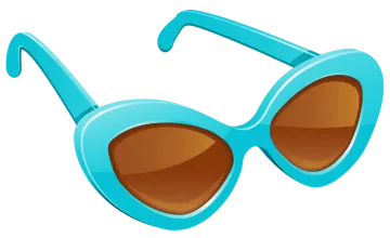 a pair of sunglasses with brown lenses