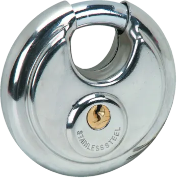 an image of a stainless steel lock