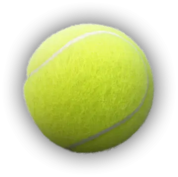 a tennis ball on a white background
