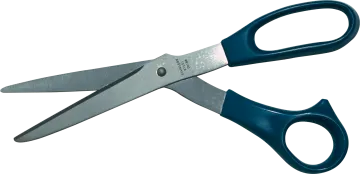 a pair of scissors on a white background