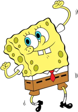 an image of a sponge sponge with his arms out