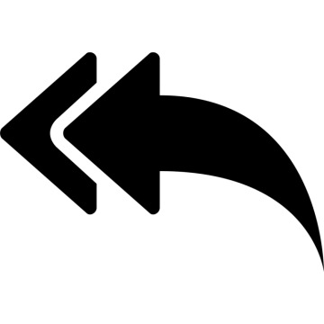 a black arrow icon on a white background