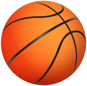a basketball ball on a white background