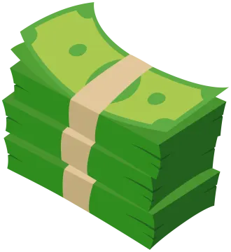 a stack of money