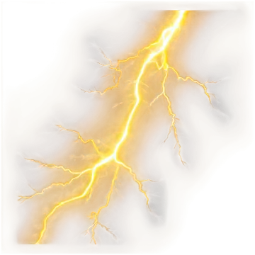 a drawing of a lightning