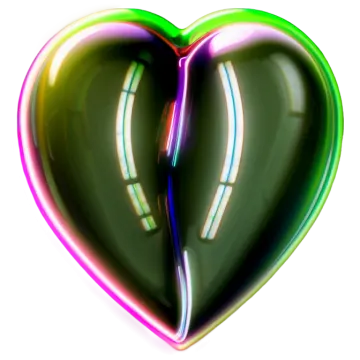 a heart shaped object on a white background