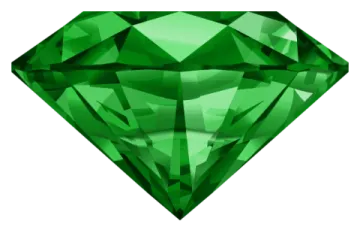 a green diamond