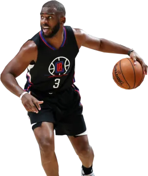 a man with a basketball ball in his hand