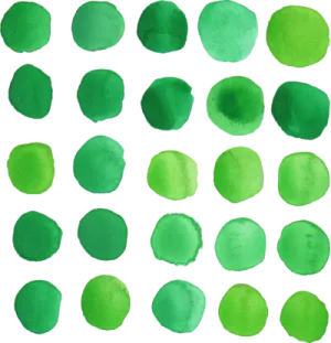 a green watercolor spot pattern