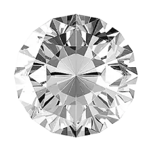 a diamond on a white background