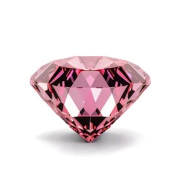 a pink diamond on white background