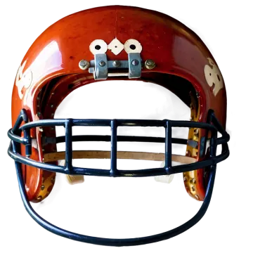 a football helmet on a white background