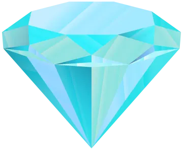 a diamond on a white background