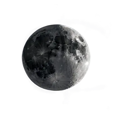 a black and white image of the moon