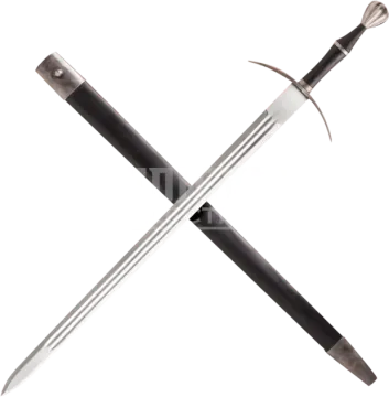 two swords on a white background