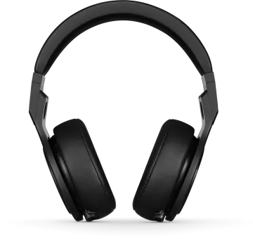 a pair of headphones on a white background