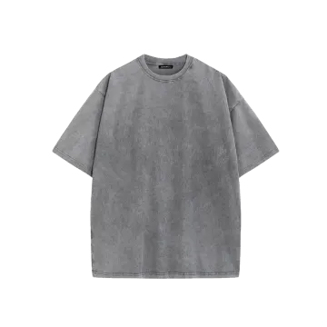 a picture of a grey t - shirt on a white background