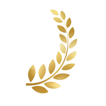a gold laurel wreath