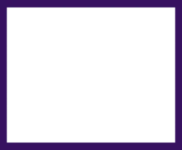 a purple square frame with a white background