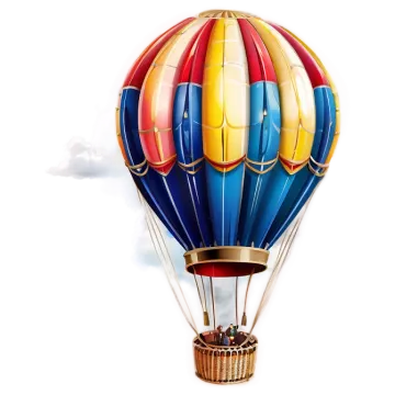 a colorful hot air balloon flying in the sky
