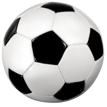 a soccer ball on a white background