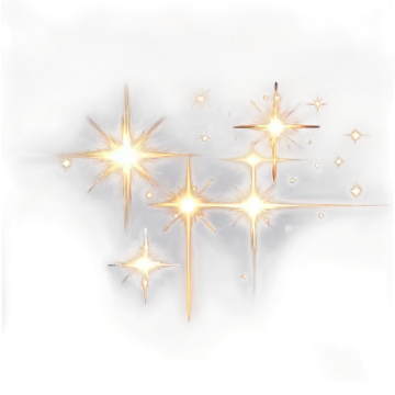 gold stars on a white background
