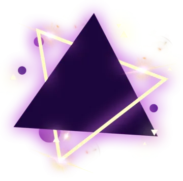an image of a purple triangle