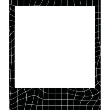 a black and white photo frame