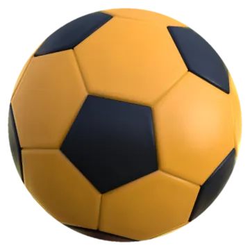 a soccer ball on a white background
