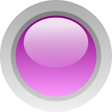 a purple button on a white background