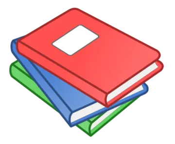 a stack of books