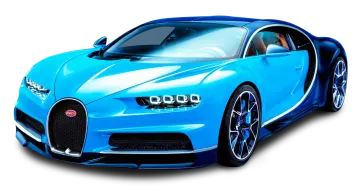 a blue bug bug car on a white background
