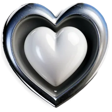 a heart shaped object on a white background