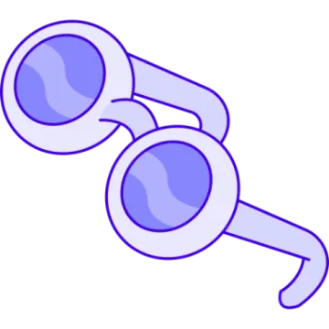 a pair of glasses