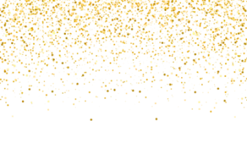 a white background with gold glitters