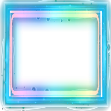 a colorful glass frame with water droplets on it