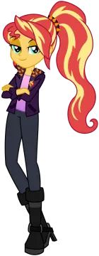 a drawing of a girl with long red hair