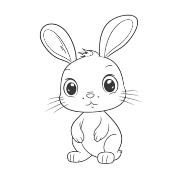 how to draw a rabbit step by step