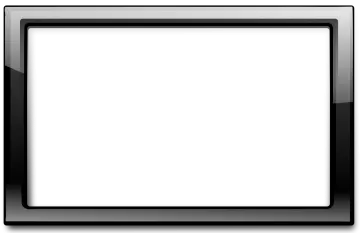 a black frame on a white background