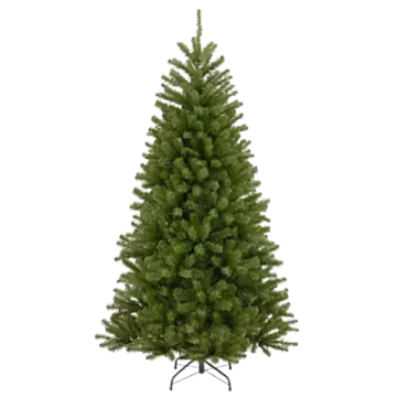 a green christmas tree on a white background