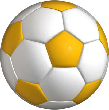 a soccer ball on a white background