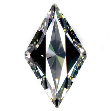 a diamond on a white background