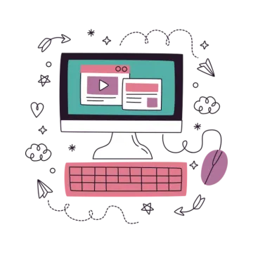 an image of a computer screen with a video player on it