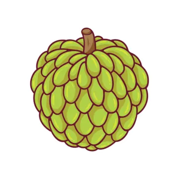 a green hop on a white background