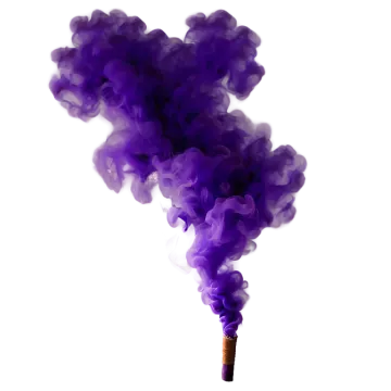 purple smoke on a white background