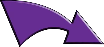 a purple arrow with a white background