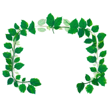 a wreath made out of green leaves