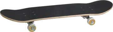 a skateboard on a white background